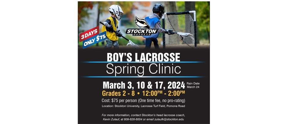 Stockton Boys Lacrosse Clinic