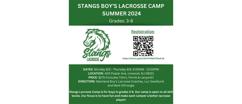 Stangs Boys Lacrosse Camp